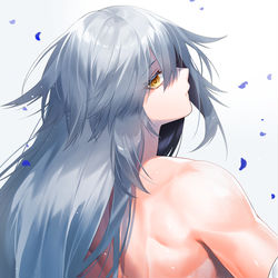 This is a pixiv picture whose title is 背筋.