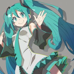 This is a pixiv picture whose title is ミクさん.