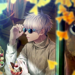This is a pixiv picture whose title is 待ち合わせ.
