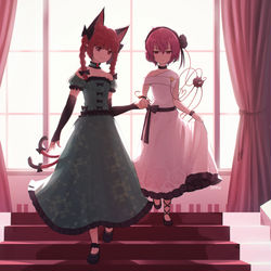 This is a pixiv picture whose title is 舞台へ.