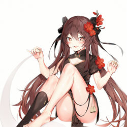 This is a pixiv picture whose title is 胡桃.