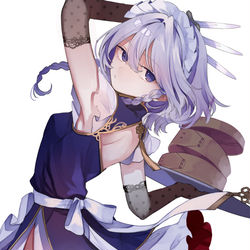 This is a pixiv picture whose title is 咲夜さん🗡.