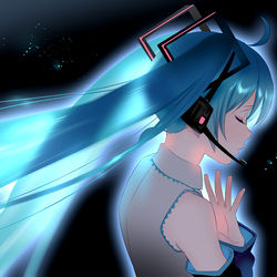 This is a pixiv picture whose title is ミク30分ドローイング.