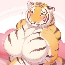 This is a pixiv picture whose title is 雌虎ラムちゃん.