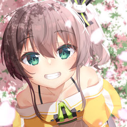 This is a pixiv picture whose title is 清楚×春.