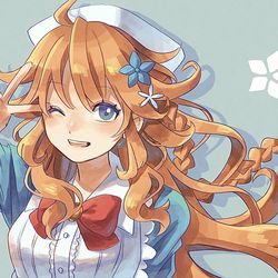 This is a pixiv picture whose title is 2周年.