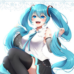This is a pixiv picture whose title is NTミク.