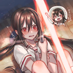 This is a pixiv picture whose title is シャネル先輩VS華子.