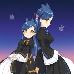 This is a pixiv picture whose title is 大小ロゼマﾁｬﾝ.