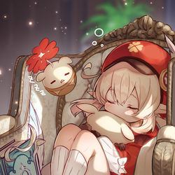 This is a pixiv picture whose title is 天使の寝顔.