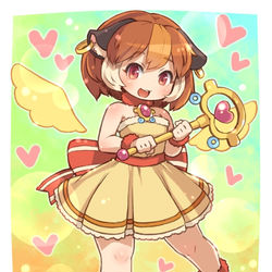 This is a pixiv picture whose title is 魔法天使もるみ.