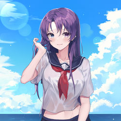 This is a pixiv picture whose title is 🏖.