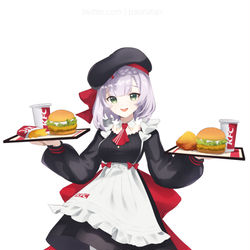 This is a pixiv picture whose title is KFC × Noelle [Unofficial Fanart].