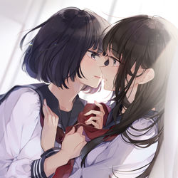 This is a pixiv picture whose title is ここじゃ、だめ。【メイキング動画】.