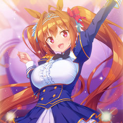 This is a pixiv picture whose title is ダイワスカーレット.