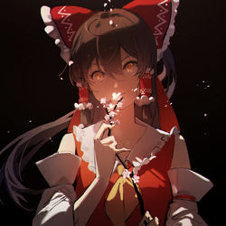 This is a pixiv picture whose title is 博麗霊夢.