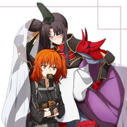 This is a pixiv picture whose title is 源平せんべい.