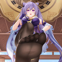 This is a pixiv picture whose title is 刻晴.