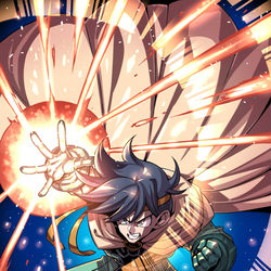 This is a pixiv picture whose title is 一瞬　だけど　閃光のように.