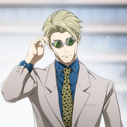 This is a pixiv picture whose title is 7：3術師.