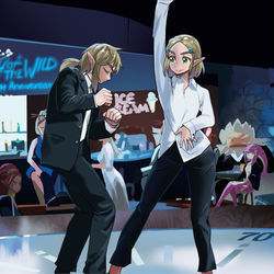 This is a pixiv picture whose title is 踊りたいの.