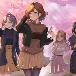 This is a pixiv picture whose title is noctchill「はるかぜ」.