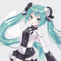 This is a pixiv picture whose title is コンフリクトミク.