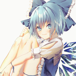 This is a pixiv picture whose title is 💙❄.