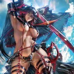 This is a pixiv picture whose title is 大人流子 Older ryuko.