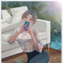 This is a pixiv picture whose title is 70.