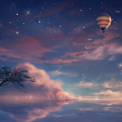 This is a pixiv picture whose title is 空景.