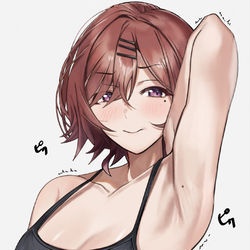 This is a pixiv picture whose title is 体が硬い樋口円香.