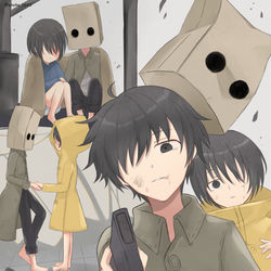 This is a pixiv picture whose title is リトルナイトメア2.