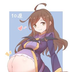 This is a pixiv picture whose title is 🤰.