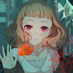 This is a pixiv picture whose title is 橙仙.