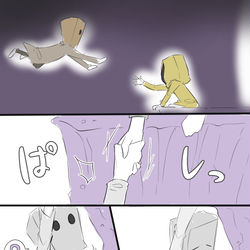 This is a pixiv picture whose title is 『君だけは.食べたくないから.さようなら』.