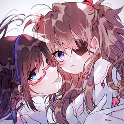 This is a pixiv picture whose title is アスカとマリ.