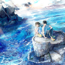 This is a pixiv picture whose title is 僕といた夏を、君が忘れないように。.