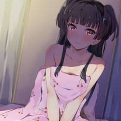 This is a pixiv picture whose title is やっぱりちょっと待って、心の準備が.