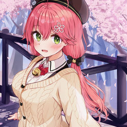 This is a pixiv picture whose title is 新衣装みこち.