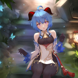 This is a pixiv picture whose title is 椰羊.