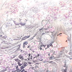 This is a pixiv picture whose title is 春を唄う.