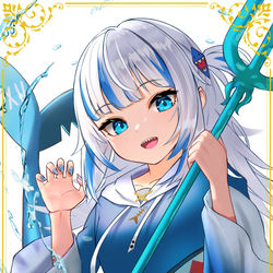 This is a pixiv picture whose title is GawrGura.