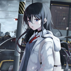 This is a pixiv picture whose title is 登校.