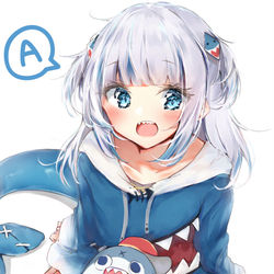 This is a pixiv picture whose title is GawrGura🦈.