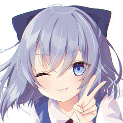 This is a pixiv picture whose title is チルノ.