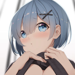 This is a pixiv picture whose title is rem！.