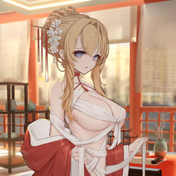 This is a pixiv picture whose title is 凉夜香雪.