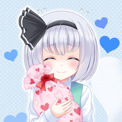 This is a pixiv picture whose title is ホワイトデー妖夢.