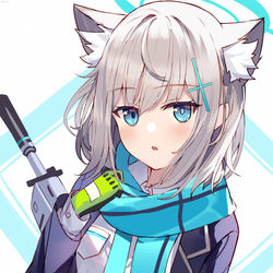 This is a pixiv picture whose title is シロコ.